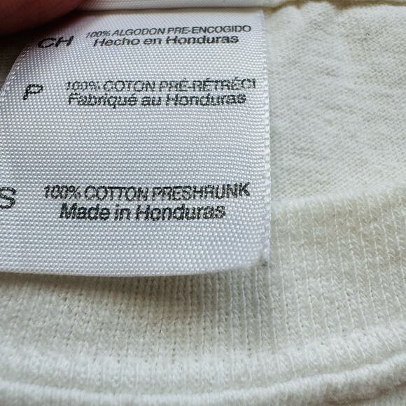 Gildan 100% Cotton White Unisex Tee Shirt Size Small - Picture 4 of 5